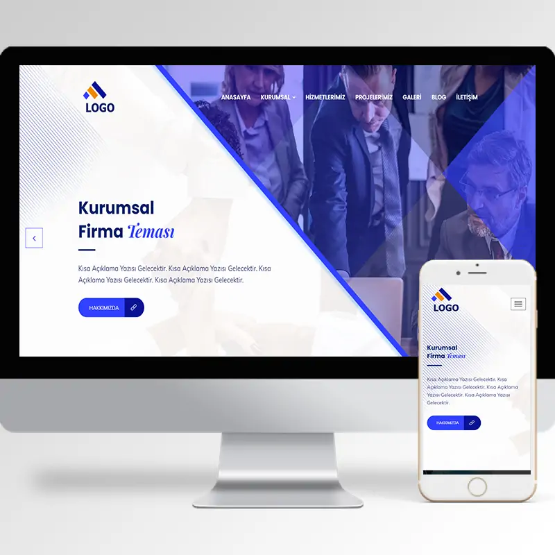 Kurumsal Firma Hazır Web Sitesi Yazılımı 41
