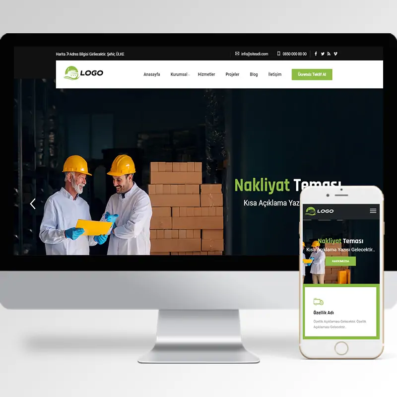 Nakliyat Şirketi Hazır Web Sitesi Yazılımı 18