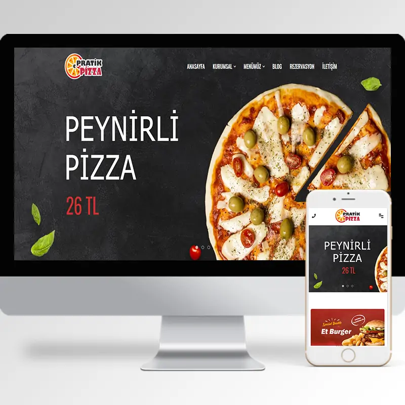 Restaurant Hazır Web Sitesi Yazılımı 14