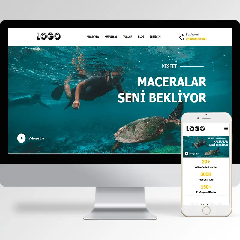 Tur & Gezi Hazır Web Sitesi Yazılımı 8