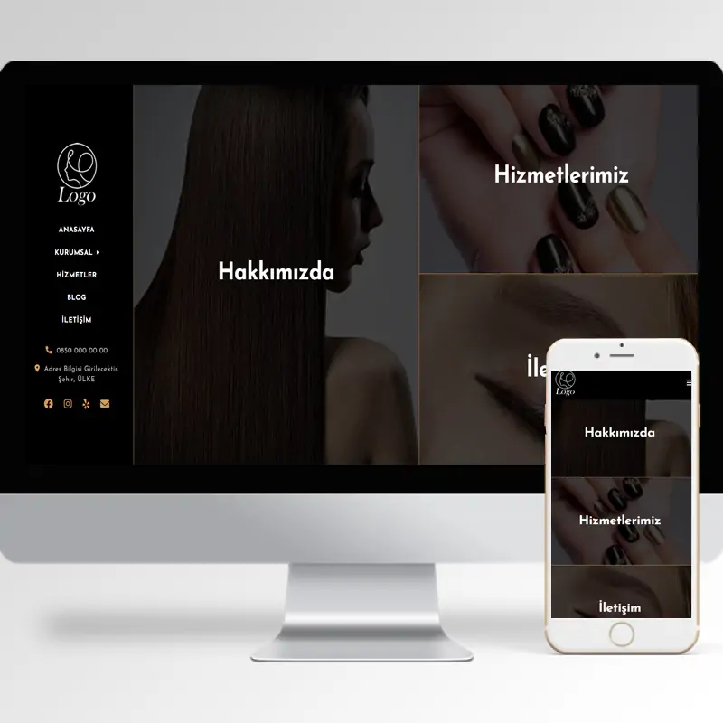 Güzellik Merkezi Hazır Web Sitesi Yazılımı 3