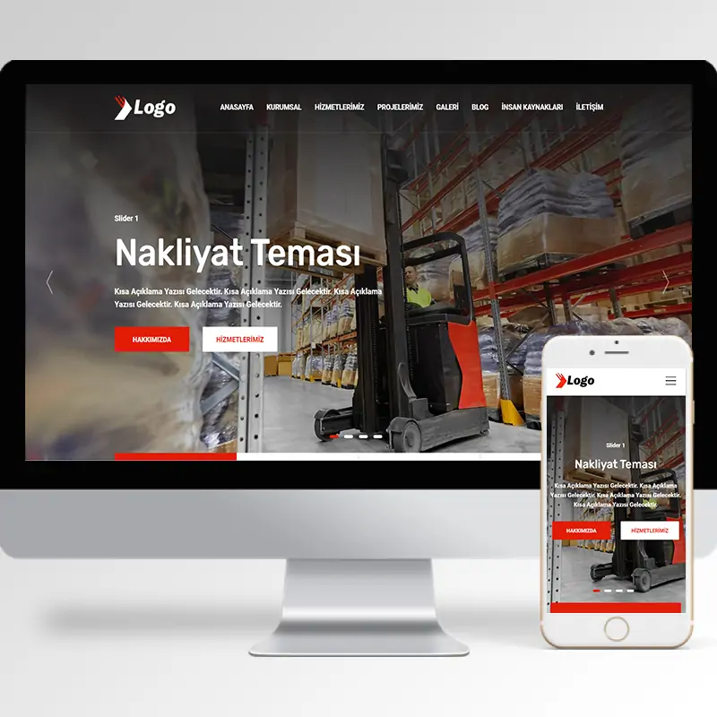 Nakliyat Şirketi Hazır Web Sitesi Yazılımı 7