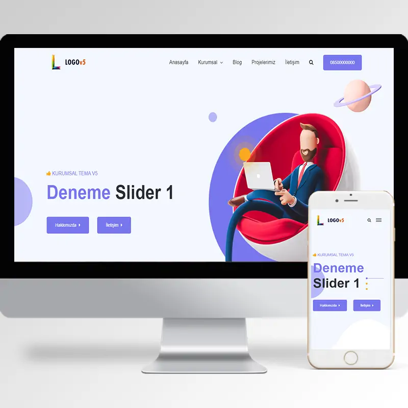 Kurumsal Firma Hazır Web Sitesi Yazılımı 3