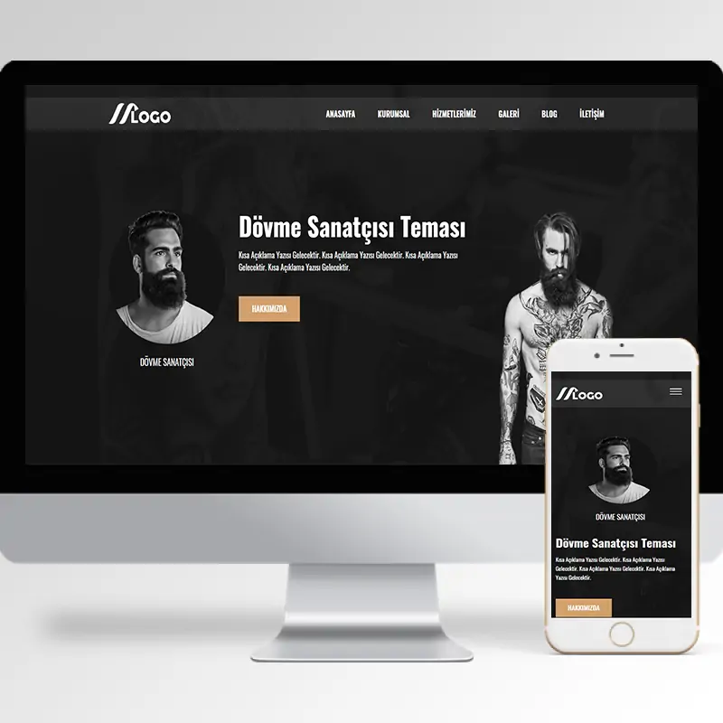 Dövme Sanatçısı Hazır Web Sitesi 3