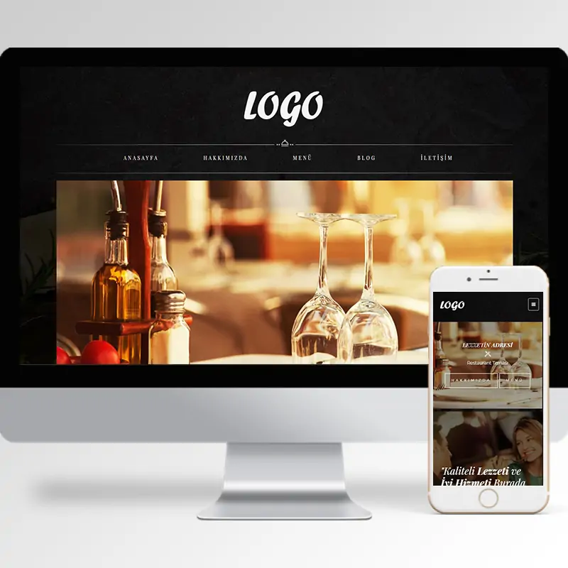 Restaurant Hazır Web Sitesi Yazılımı 8