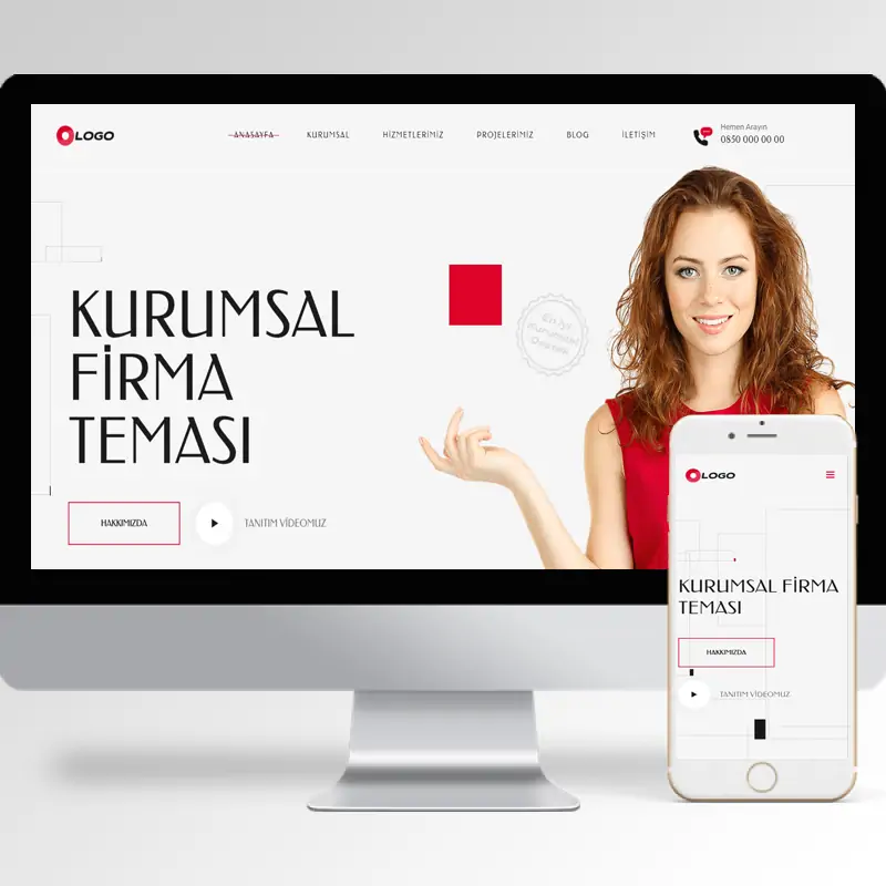 Kurumsal Firma Hazır Web Sitesi Yazılımı 74