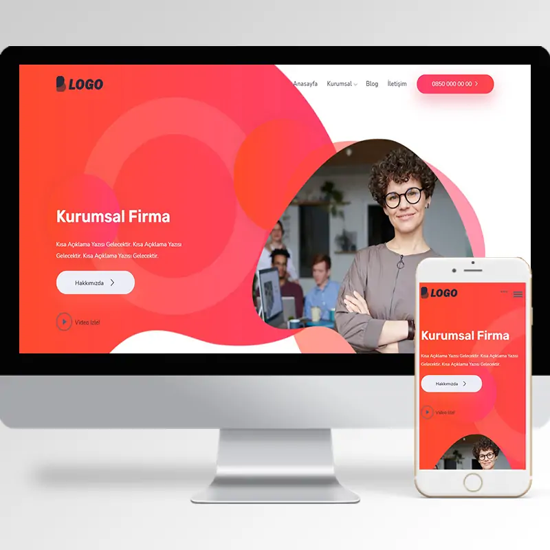 Kurumsal Firma Hazır Web Sitesi Yazılımı 58