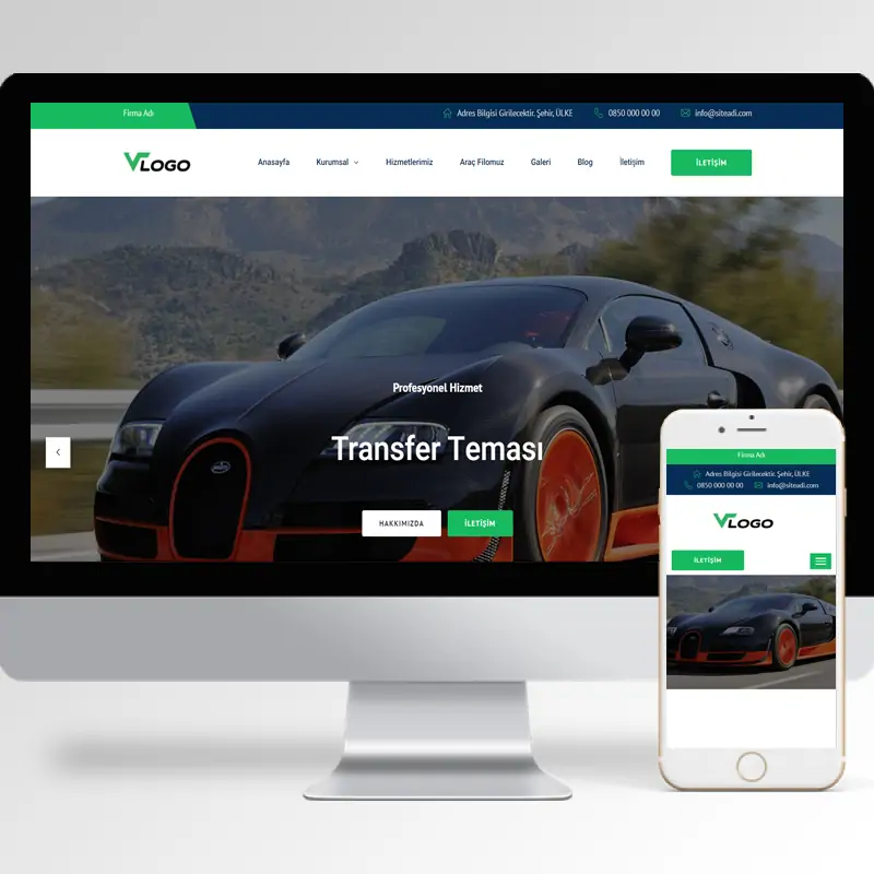Vip Transfer Hazır Web Sitesi Yazılımı 7