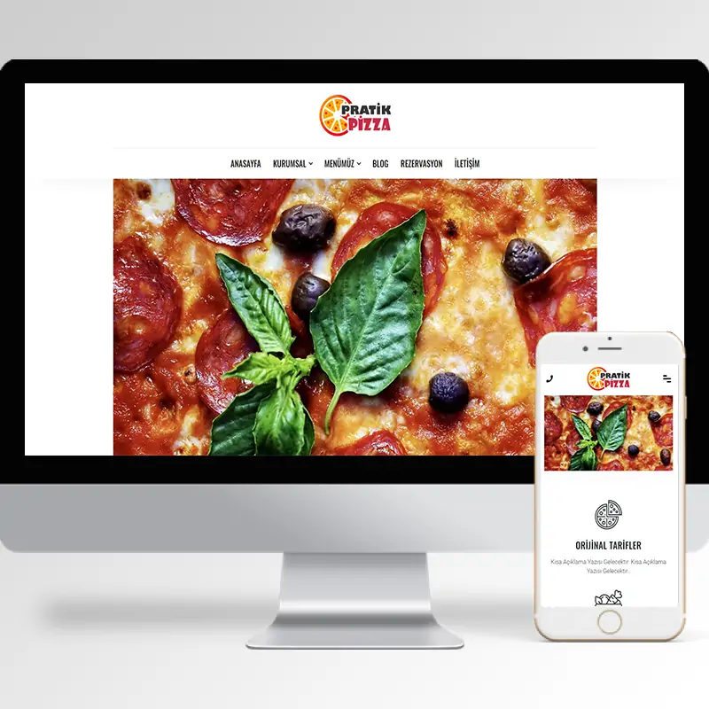 Restaurant Hazır Web Sitesi Yazılımı 15