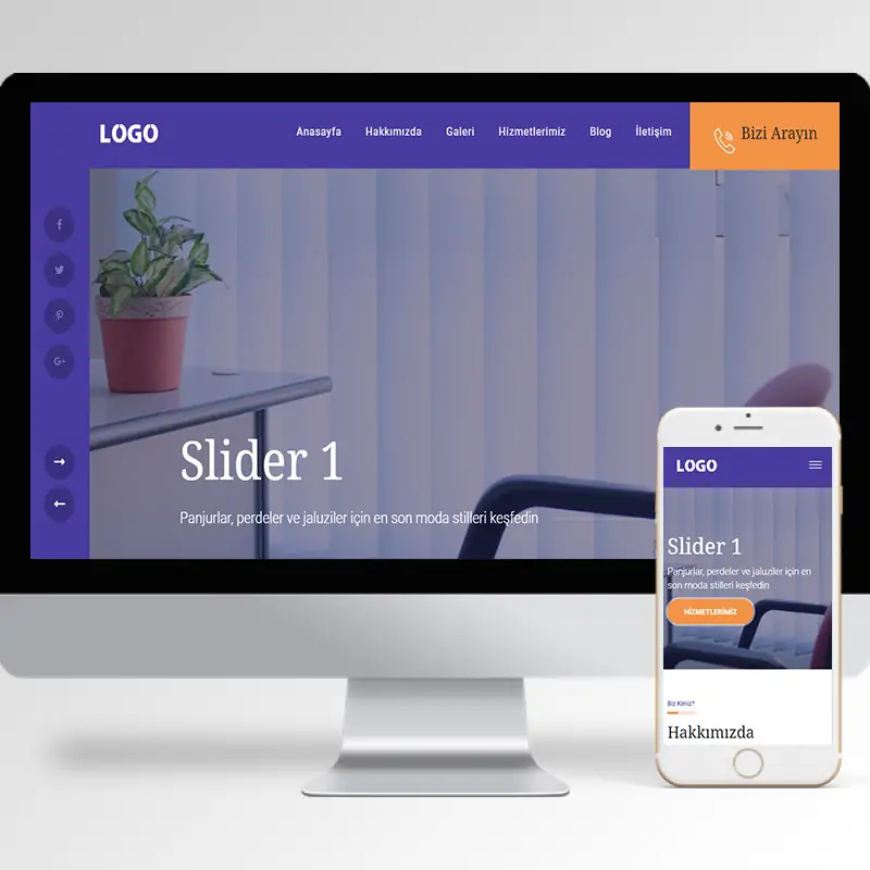 Perdeci Hazır Web Sitesi Yazılımı