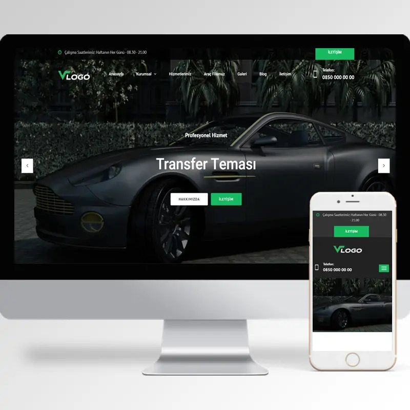 Vip Transfer Hazır Web Sitesi Yazılımı 8