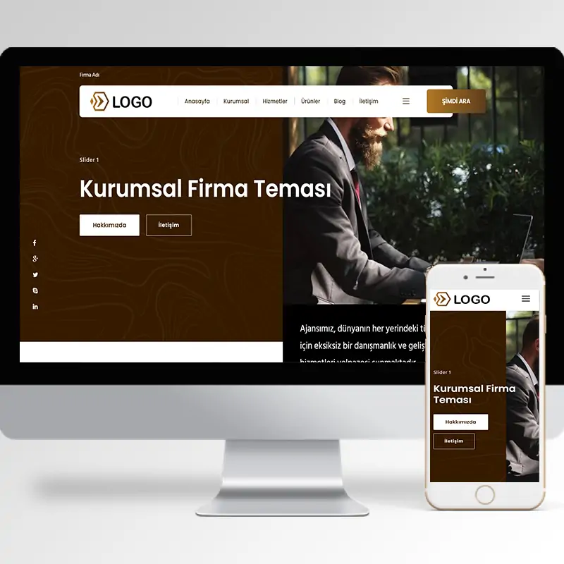 Kurumsal Firma Hazır Web Sitesi Yazılımı 36
