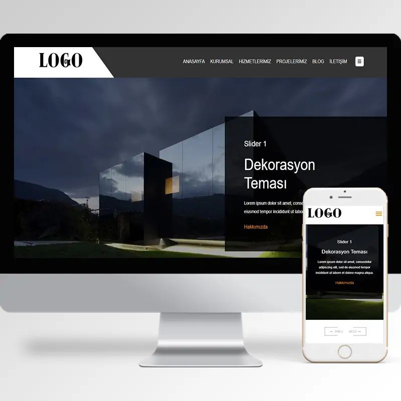 Dekorasyon Hazır Web Sitesi Yazılımı 6