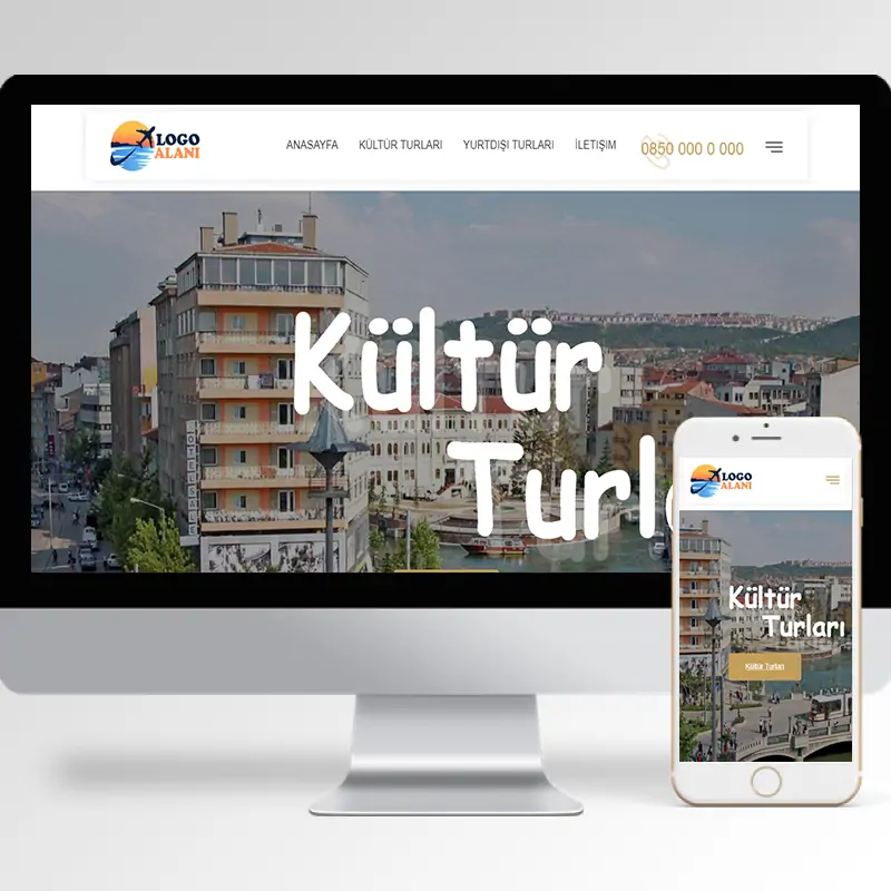 Tur & Gezi Hazır Web Sitesi Yazılımı 2