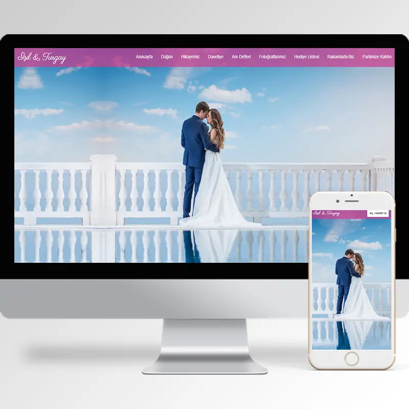 Evlilik Hazır Web Sitesi Yazılımı 3