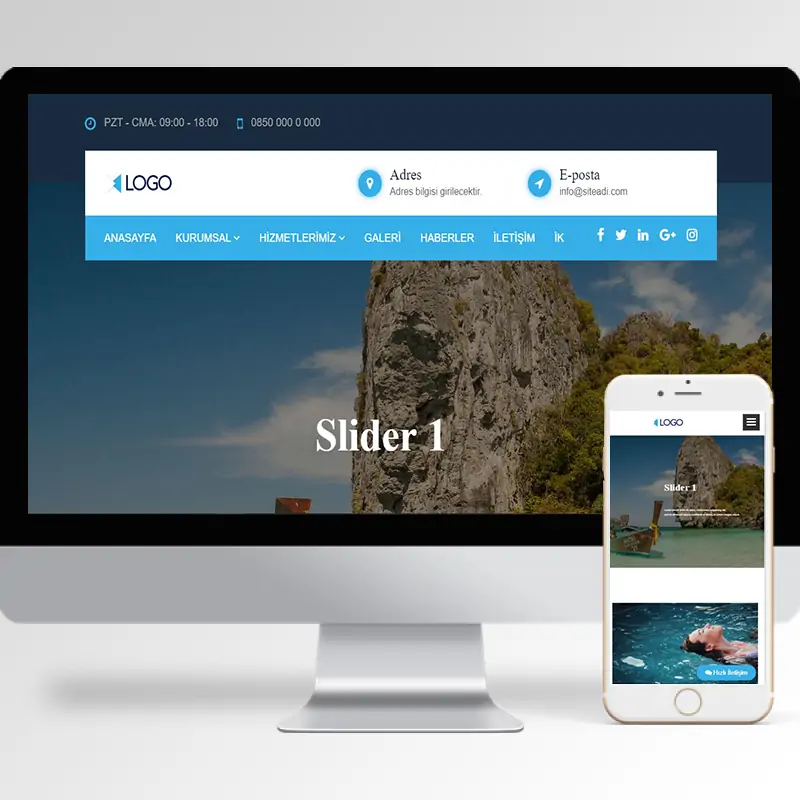Danışmanlık Hazır Web Sitesi Yazılımı 3
