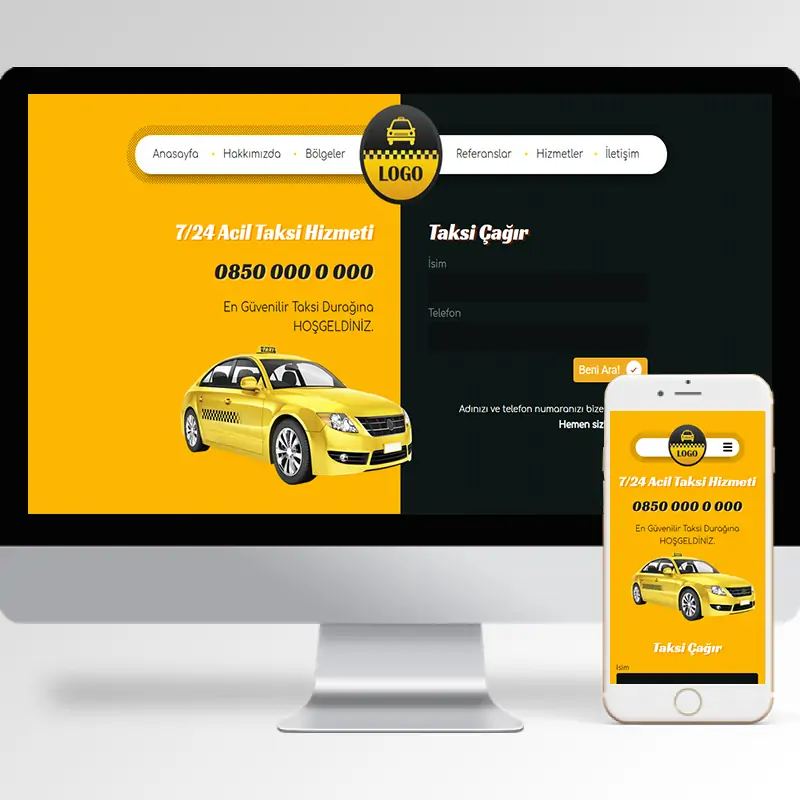 Taksi Durağı Hazır Web Sitesi Yazılımı 6