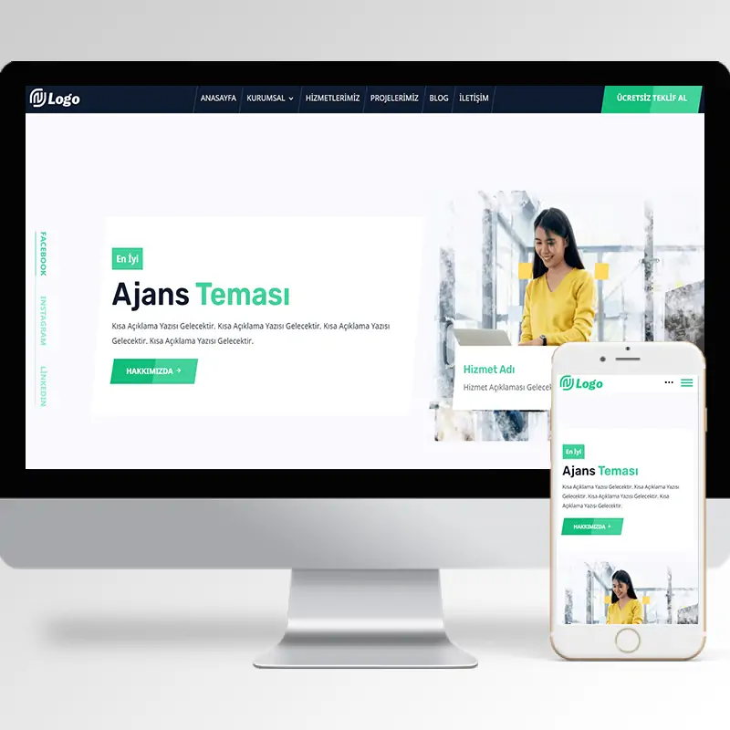 Ajans Hazır Web Sitesi Yazılımı 23