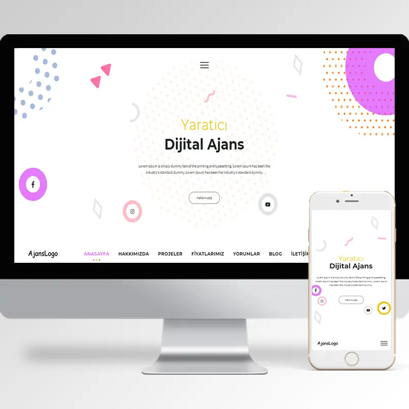 Ajans Hazır Web Sitesi Yazılımı 3
