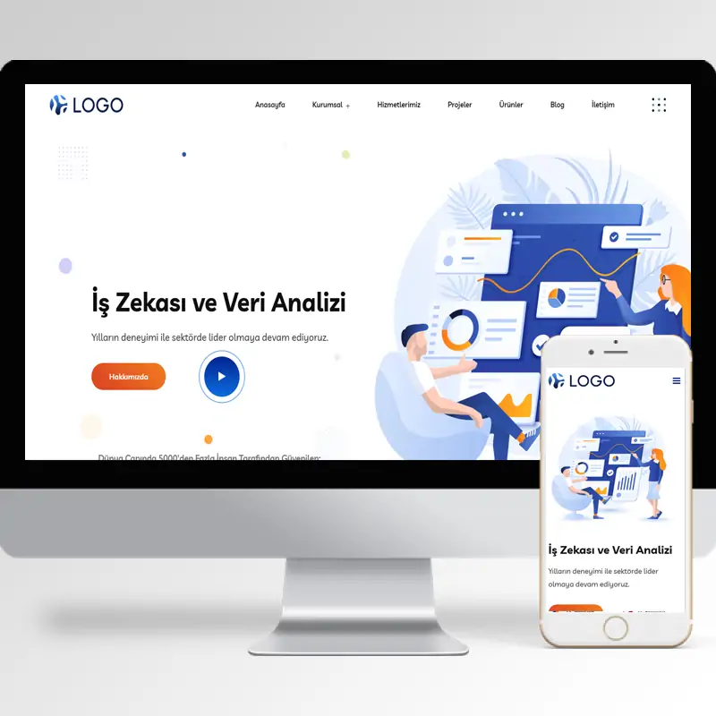 Kurumsal Firma Hazır Web Sitesi Yazılımı 66