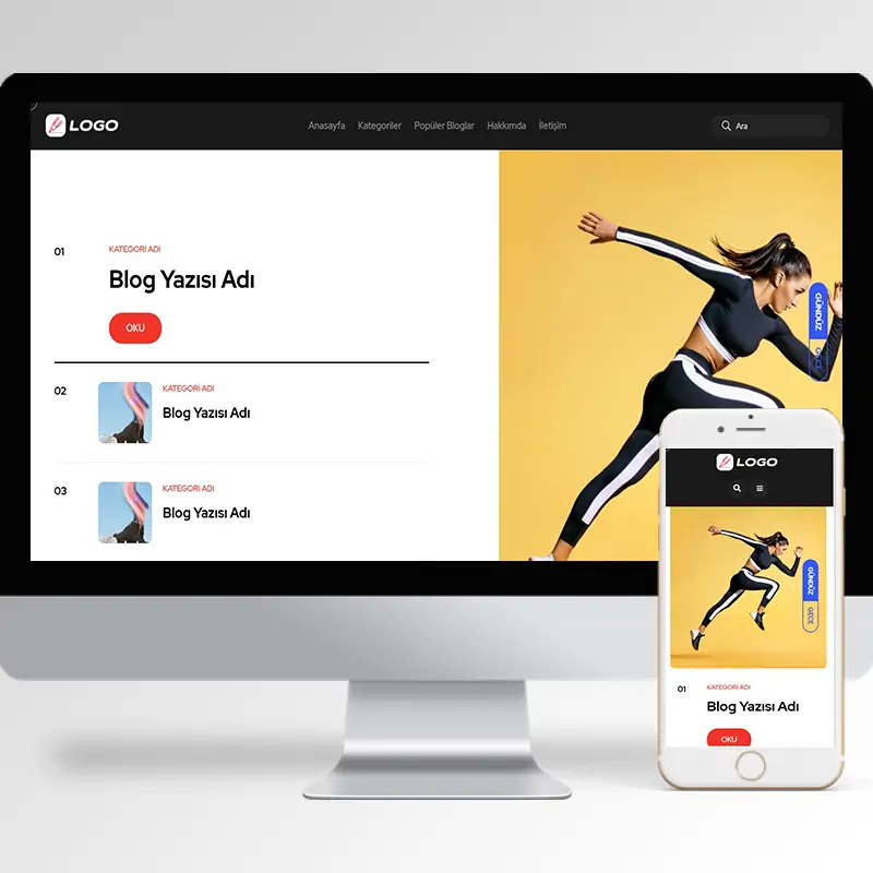 Blog & Haber Sitesi Hazır Web Sitesi Yazılımı 3