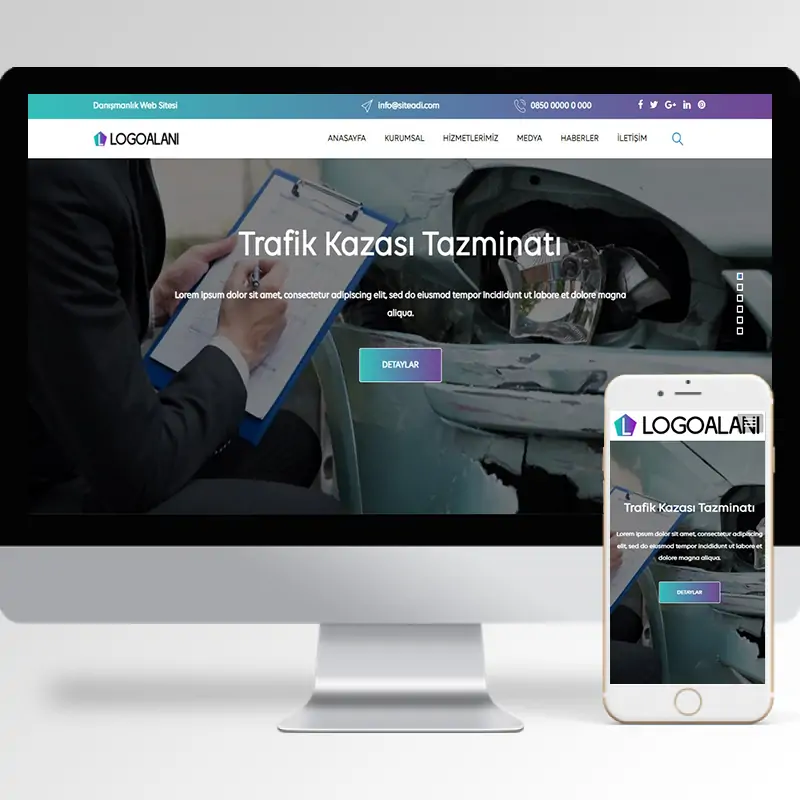 Danışmanlık Hazır Web Sitesi Yazılımı