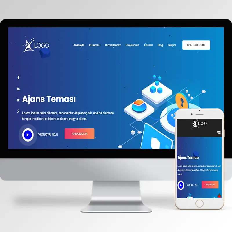 Ajans Hazır Web Sitesi Yazılımı 19