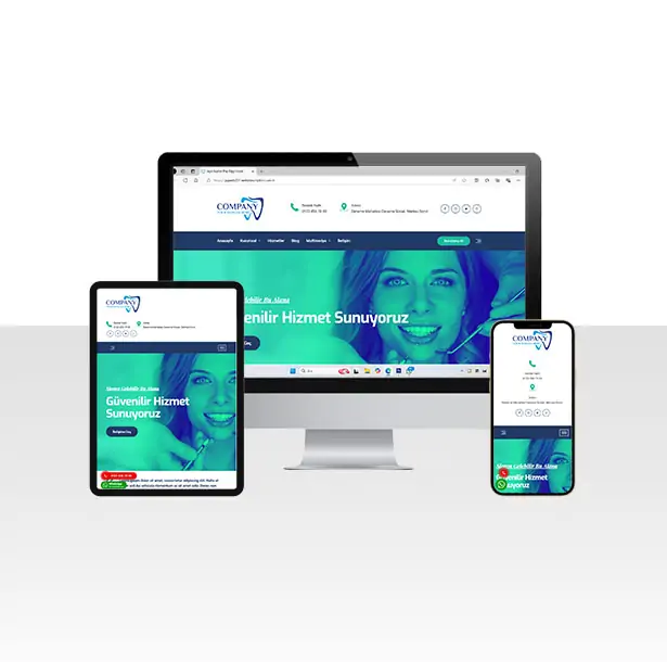Diş Kliniği Hazır Web Sitesi Yazılımı 5