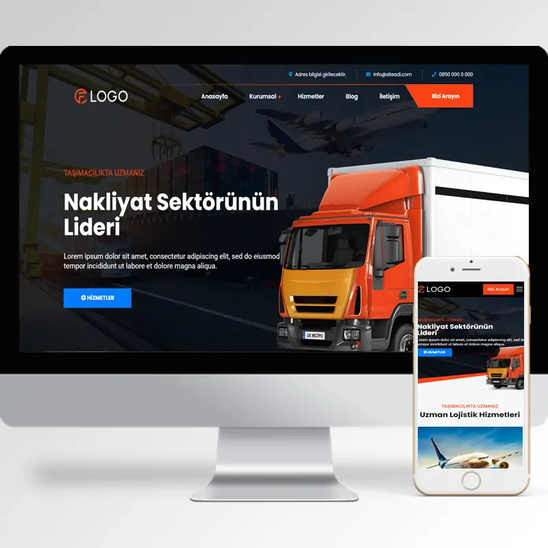 Nakliyat Şirketi Hazır Web Sitesi Yazılımı 19
