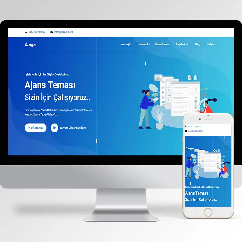 Ajans Hazır Web Sitesi Yazılımı 34