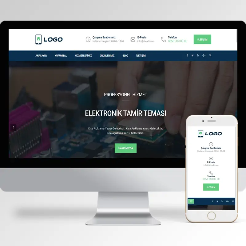 Elektronik Tamir Hazır Web Sitesi 9