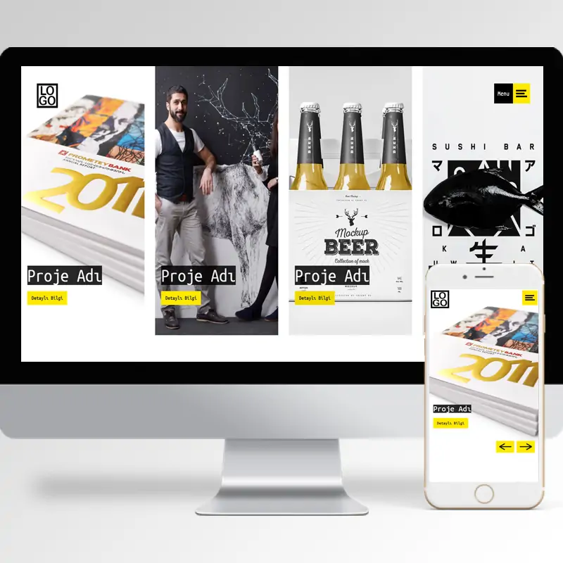 Kişisel Portfolyo Hazır Web Sitesi Yazılımı 21