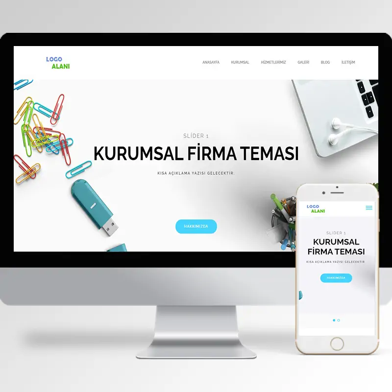 Kurumsal Firma Hazır Web Sitesi Yazılımı 24