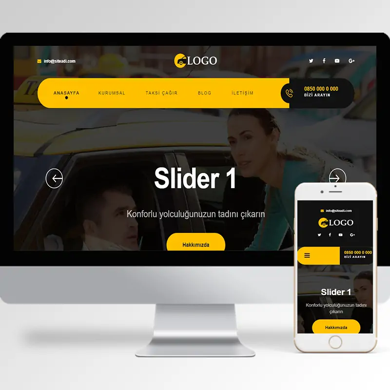 Taksi Durağı Hazır Web Sitesi Yazılımı 4