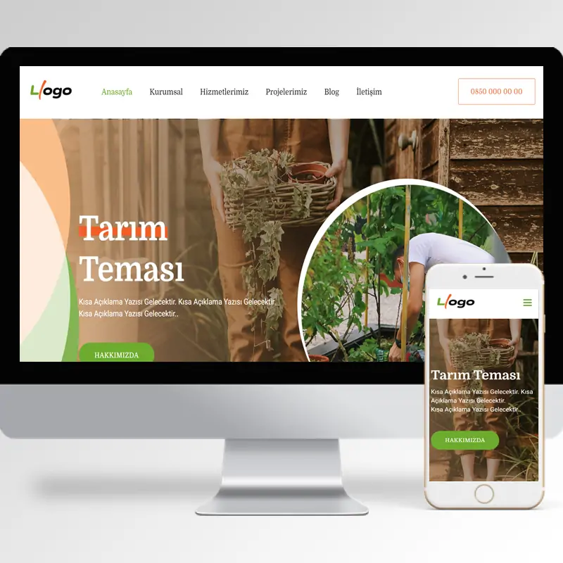 Tarım Hazır Web Sitesi Yazılımı 3
