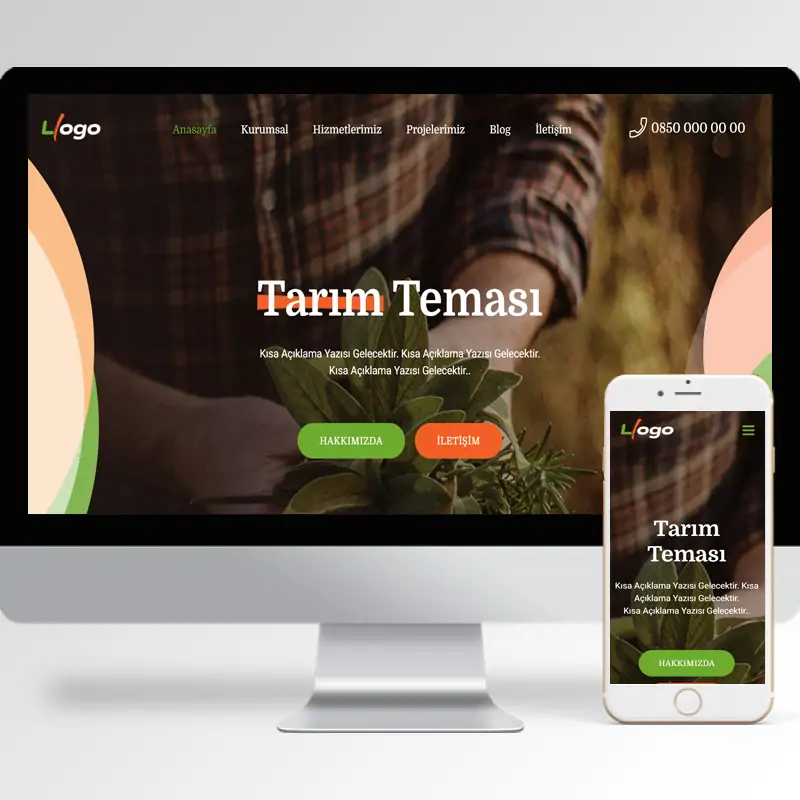 Tarım Hazır Web Sitesi Yazılımı 4