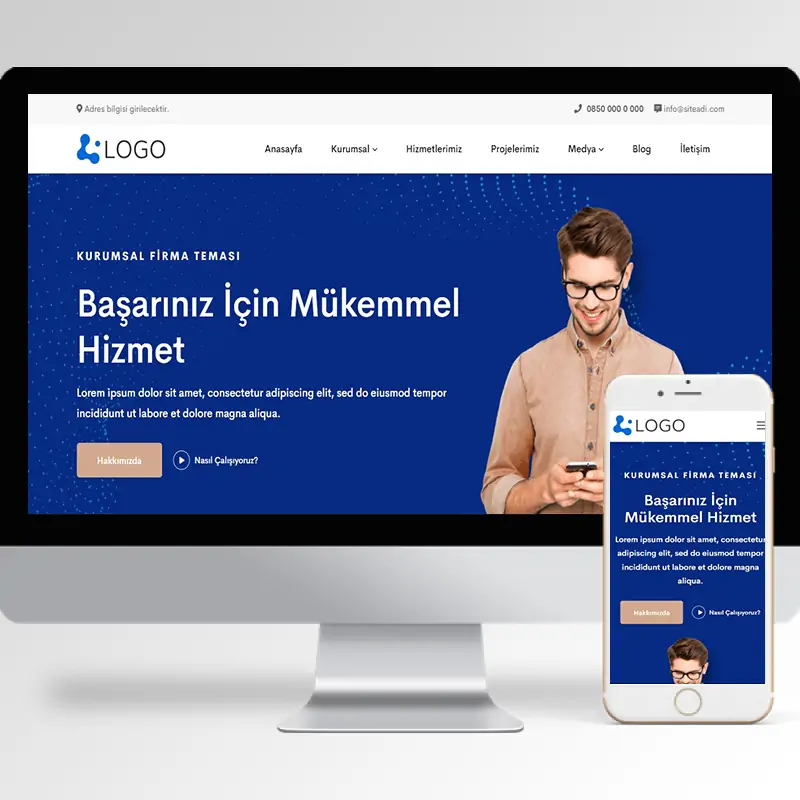 Kurumsal Firma Hazır Web Sitesi Yazılımı 19