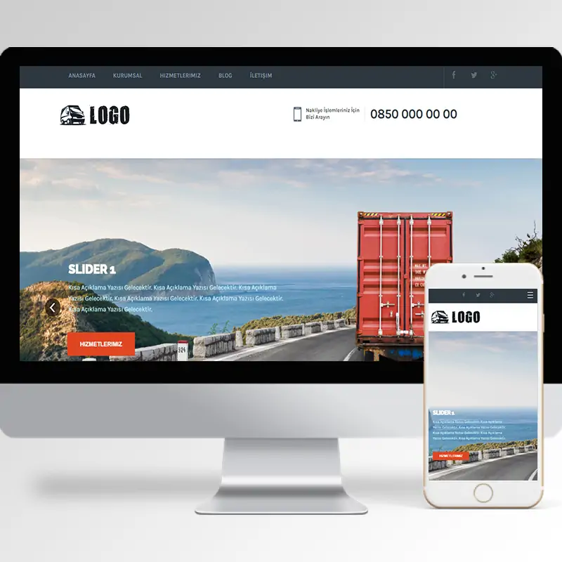Nakliyat Şirketi Hazır Web Sitesi Yazılımı 2