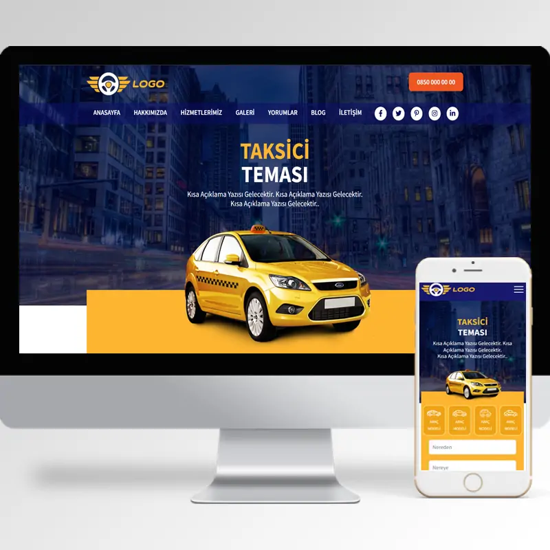 Taksi Durağı Hazır Web Sitesi Yazılımı 9