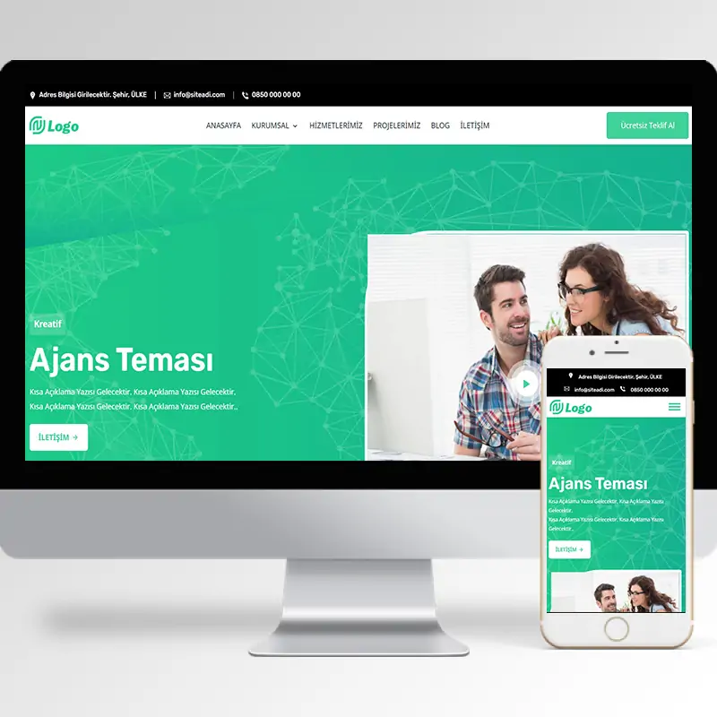 Ajans Hazır Web Sitesi Yazılımı 22