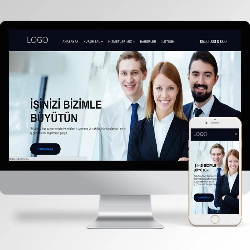 Kurumsal Firma Hazır Web Sitesi Yazılımı 11