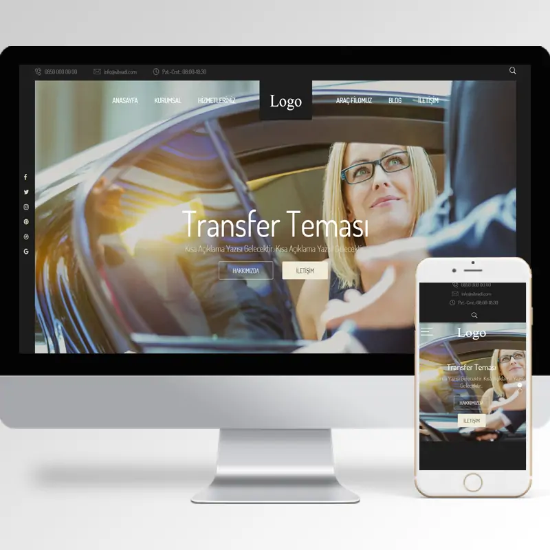 Vip Transfer Hazır Web Sitesi Yazılımı 5