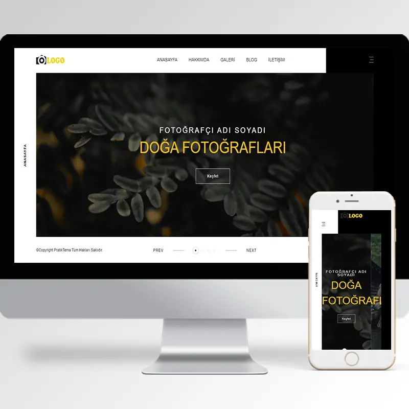 Fotoğrafçı Hazır Web Sitesi Yazılımı 3