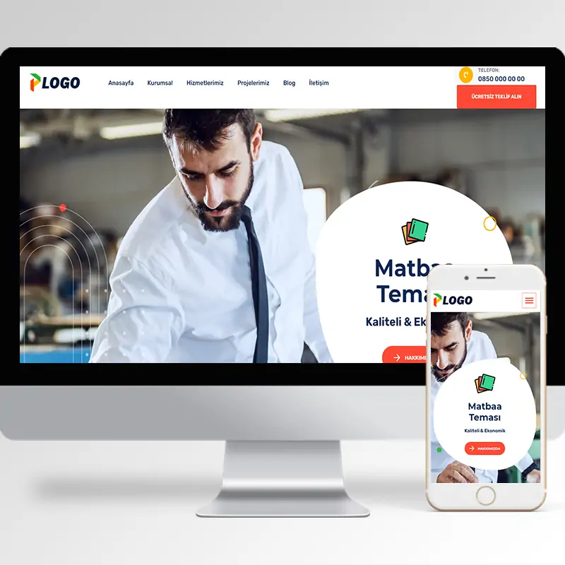 Matbaa Hazır Web Sitesi Yazılımı 6
