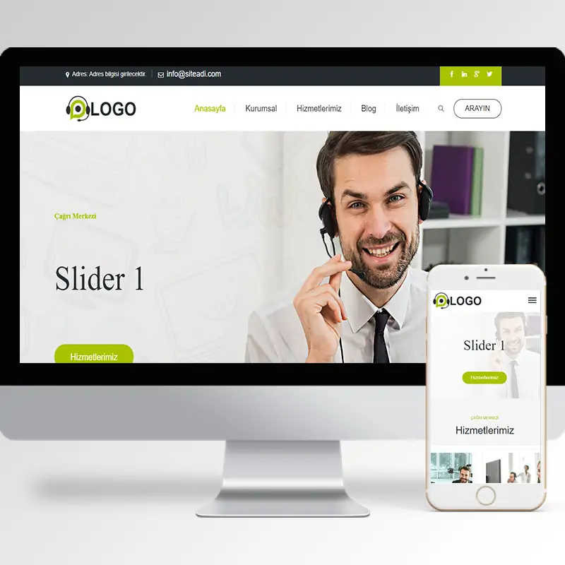 Çağrı Merkezi Hazır Web Sitesi Yazılımı