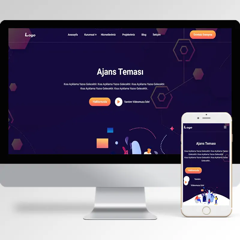 Ajans Hazır Web Sitesi Yazılımı 35