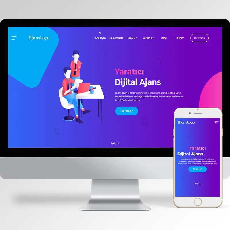 Ajans Hazır Web Sitesi Yazılımı