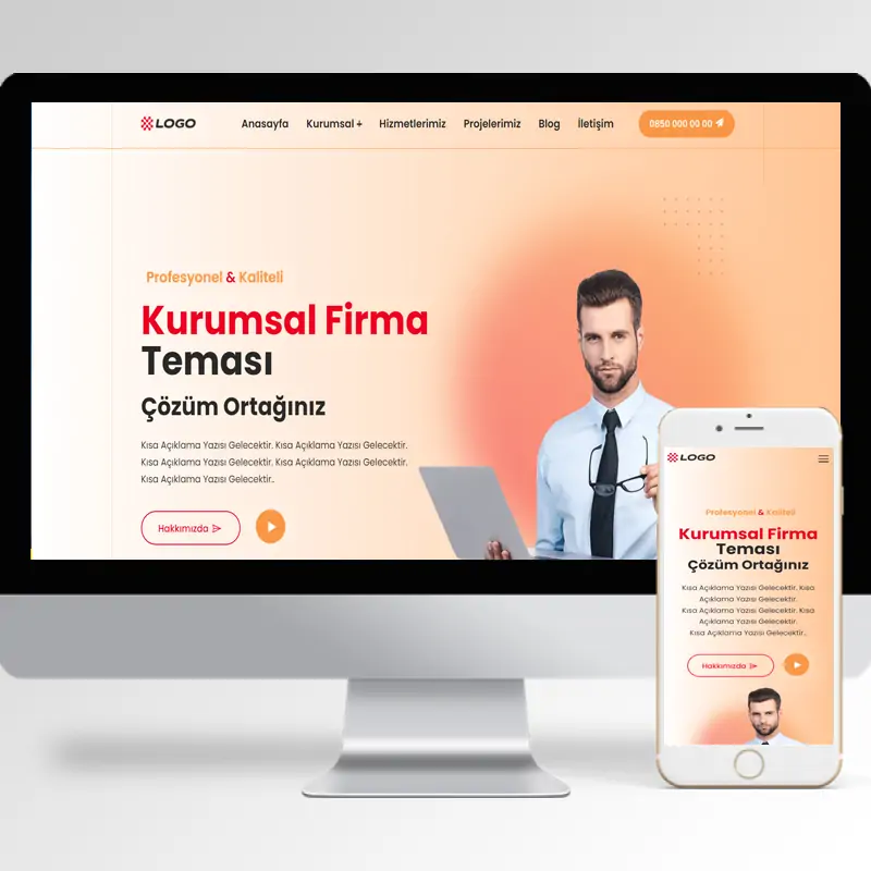 Kurumsal Firma Hazır Web Sitesi Yazılımı 77