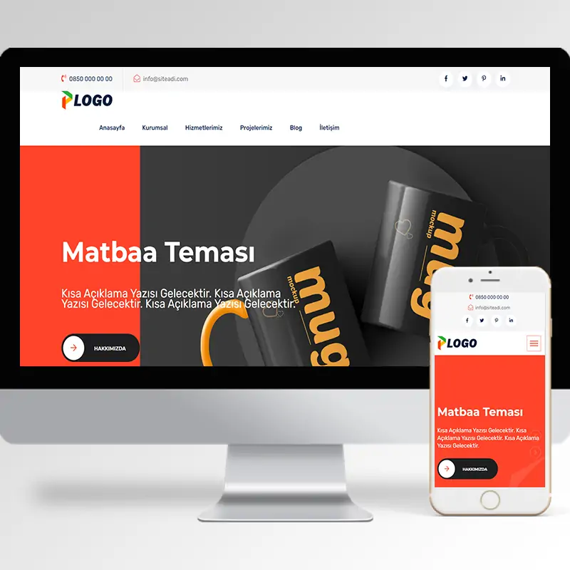 Matbaa Hazır Web Sitesi Yazılımı 5