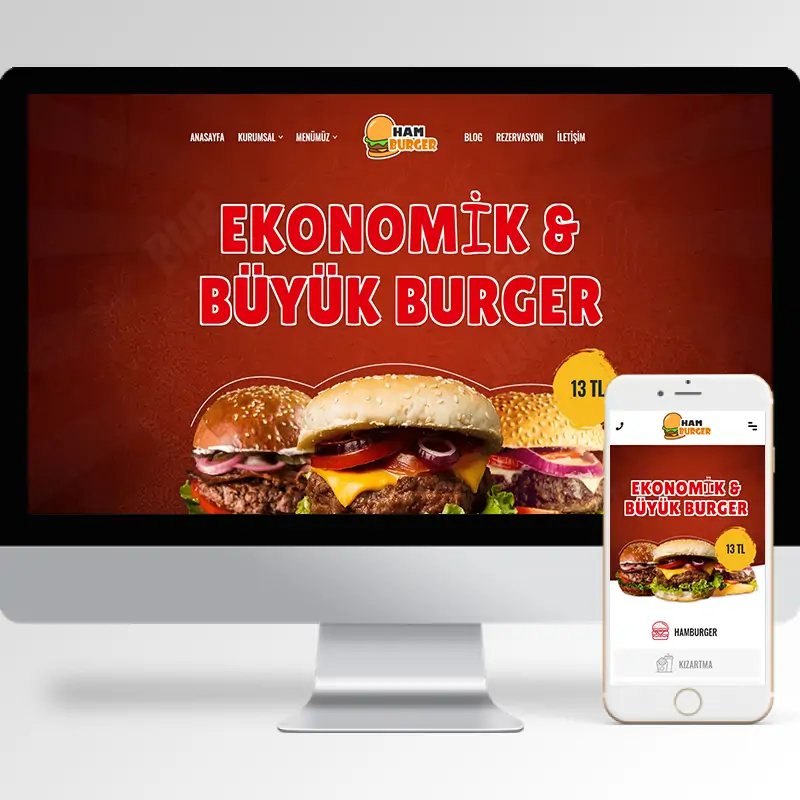 Restaurant Hazır Web Sitesi Yazılımı 10